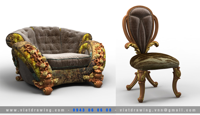 M-043: Classic furniture 04