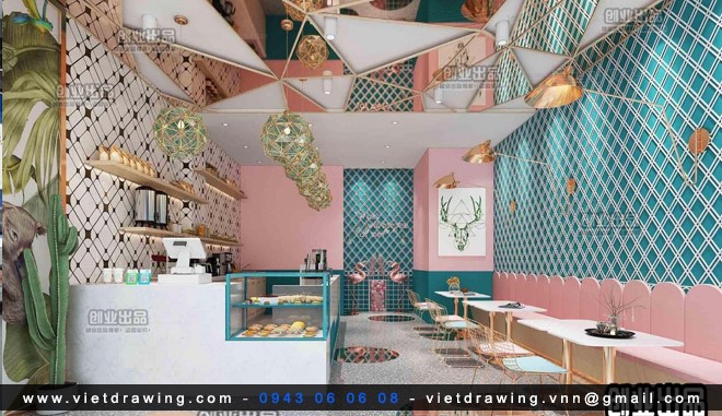 M100 – 3D FASTFOOD INTERIOR VOL.1 (VRAY)