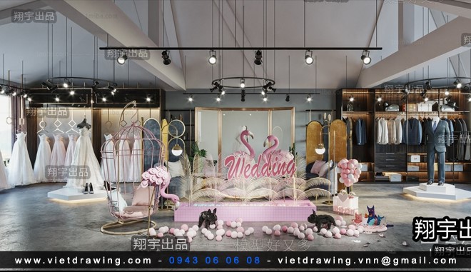 M101 – 3D CLOTHING STORE INTERIOR VOL.2 (VRAY)