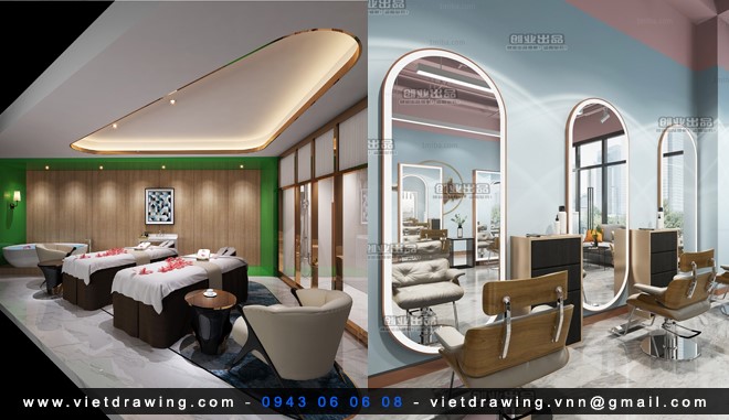 M103 – 3D SPA – HAIR SALON – NAILS VOL.1 (VRAY)