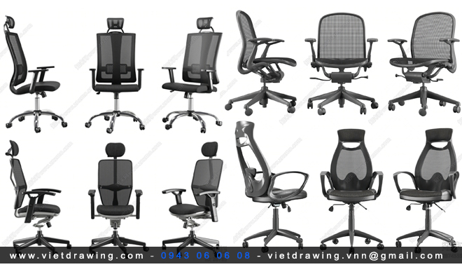 M0122 – OFFICE FURNITURE COLLECTION VOL.1 (VRAY) 2024