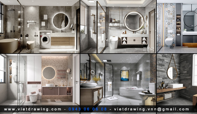 M0129 – BATHROOM & WC INTERIOR VOL .1 (VRAY) 2024