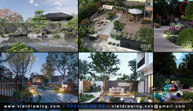 SU089 – SKETCHUP GARDEN VILLAS MODELS (2024)