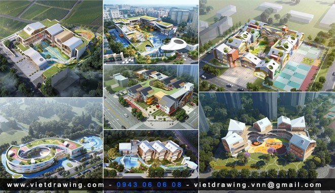 SU0134 – SKETCHUP KINDERGARTEN EXTERIOR VOL.1