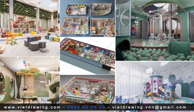 SU0145 – SKETCHUP CHILDREN PLAYGROUND INDOOR VOL.1