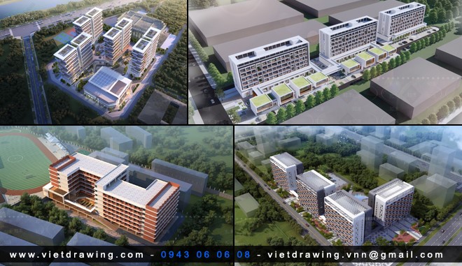 SU0155 – SKETCHUP DORMITORY BUILDING VOL.1