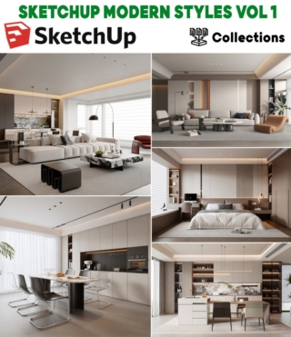 SU0163 – SKETCHUP MODERN STYLES VOL.1
