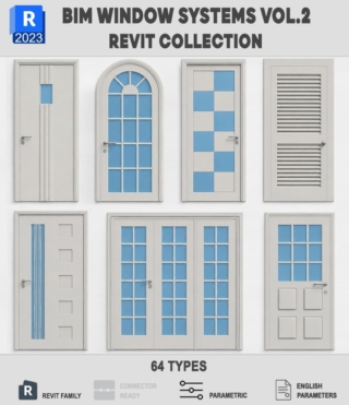 BIM031 – BIM SINGLE DOORS SYSTEMS COLLECTION VOL.2