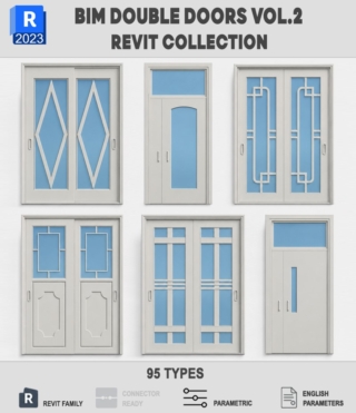 BIM030 – BIM DOUBLE DOORS SYSTEMS COLLECTION VOL.2