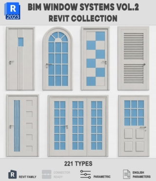 BIM031 – BIM SINGLE DOORS SYSTEMS COLLECTION VOL.2