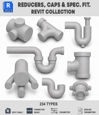 BIM051 – PLUMBING FITTINGS REDUCERS, CAPS & SPECIAL FITTINGS VOL.1